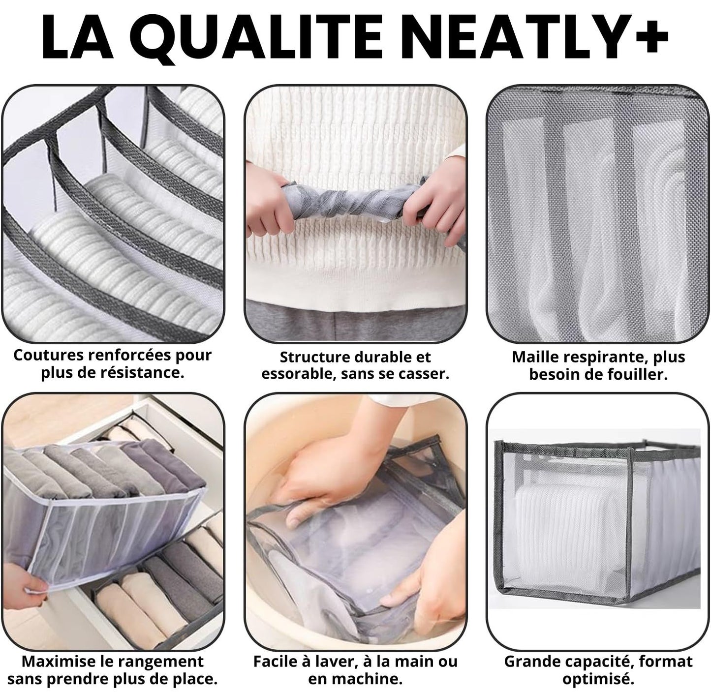 NEATLY+™ | Moins de désordre, plus de liberté.